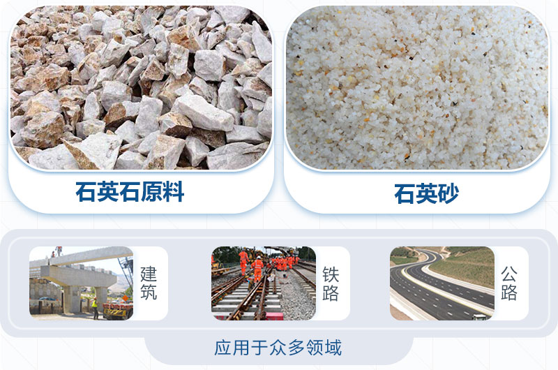 石英石应用领域及物料前后对比 石英石应用领域及物料前后对比